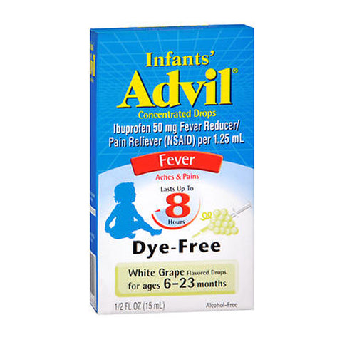 Advil, Fever Infants Concentrated Drops White Grape, white grape 0.5 oz