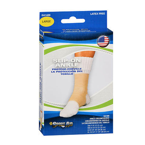 Sport Aid, Slip On Ankle Support Large, 1 Each