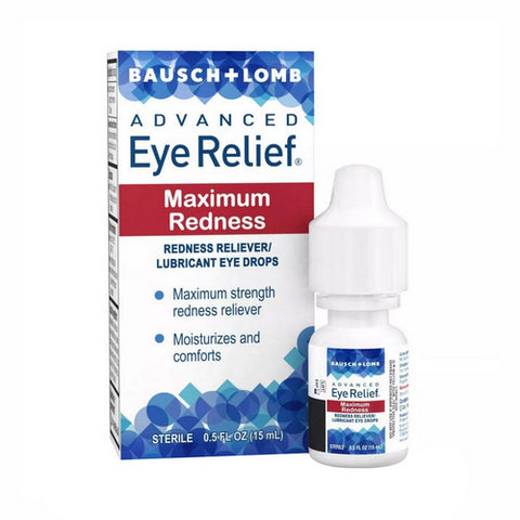 Bausch + Lomb, Bausch And Lomb Advanced Eye Relief Redness Reliever Lubricant Drops, 0.5 oz