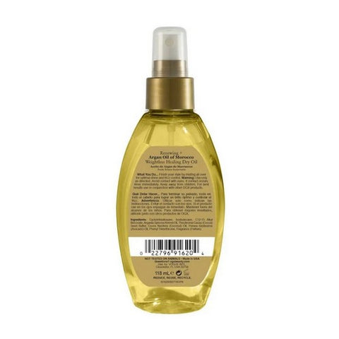 OGX, Organix Moroccan Argan Weightless Healing Dry Oil, 4 oz