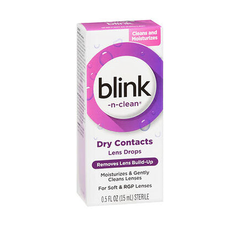 Complete, Blink-N-Clean Lens Drops For Soft Contact Lenses, 15 ml