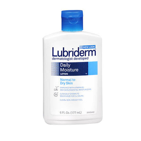 Lubriderm, Daily Moisture Lotion, 6 oz